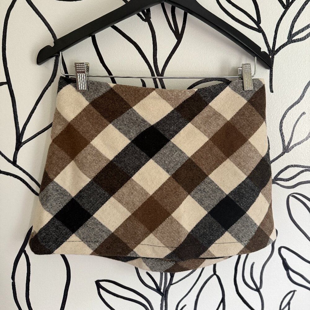 Urban Outfitters Checkered Mini Skirt